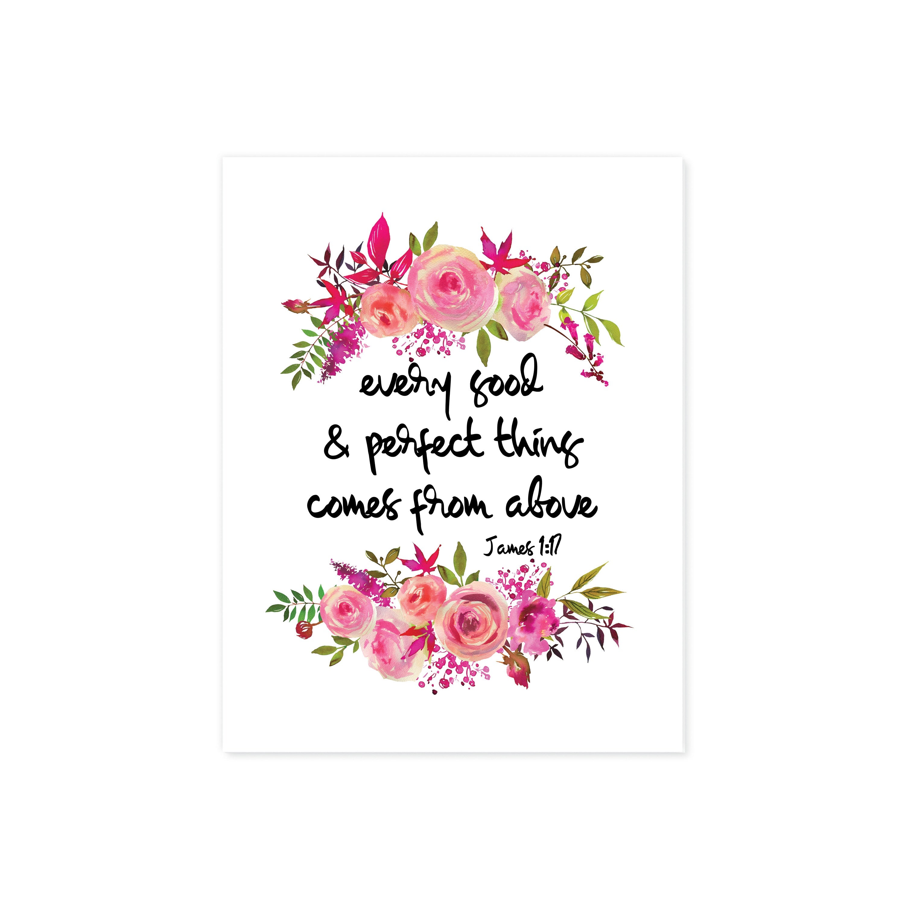 Every Good and Perfect Thing Comes From Above