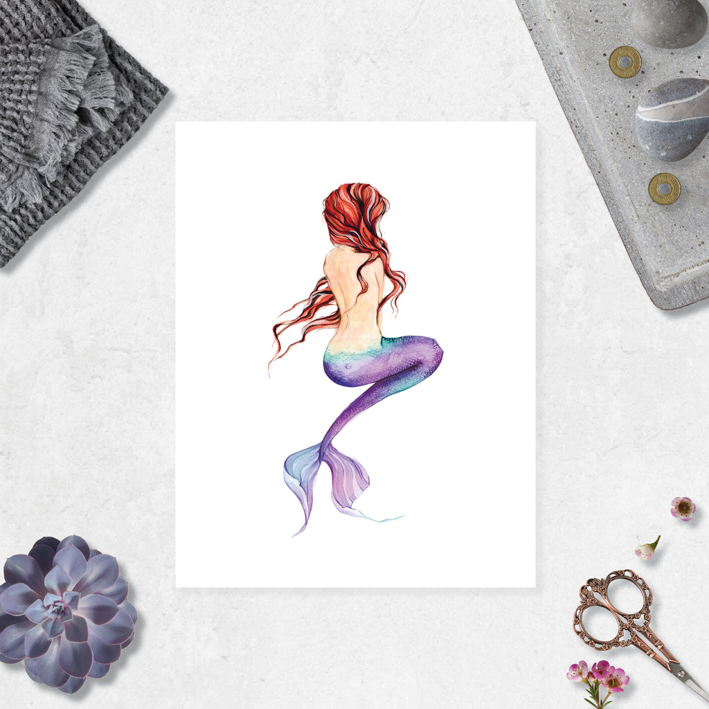 Watercolor Mermaid