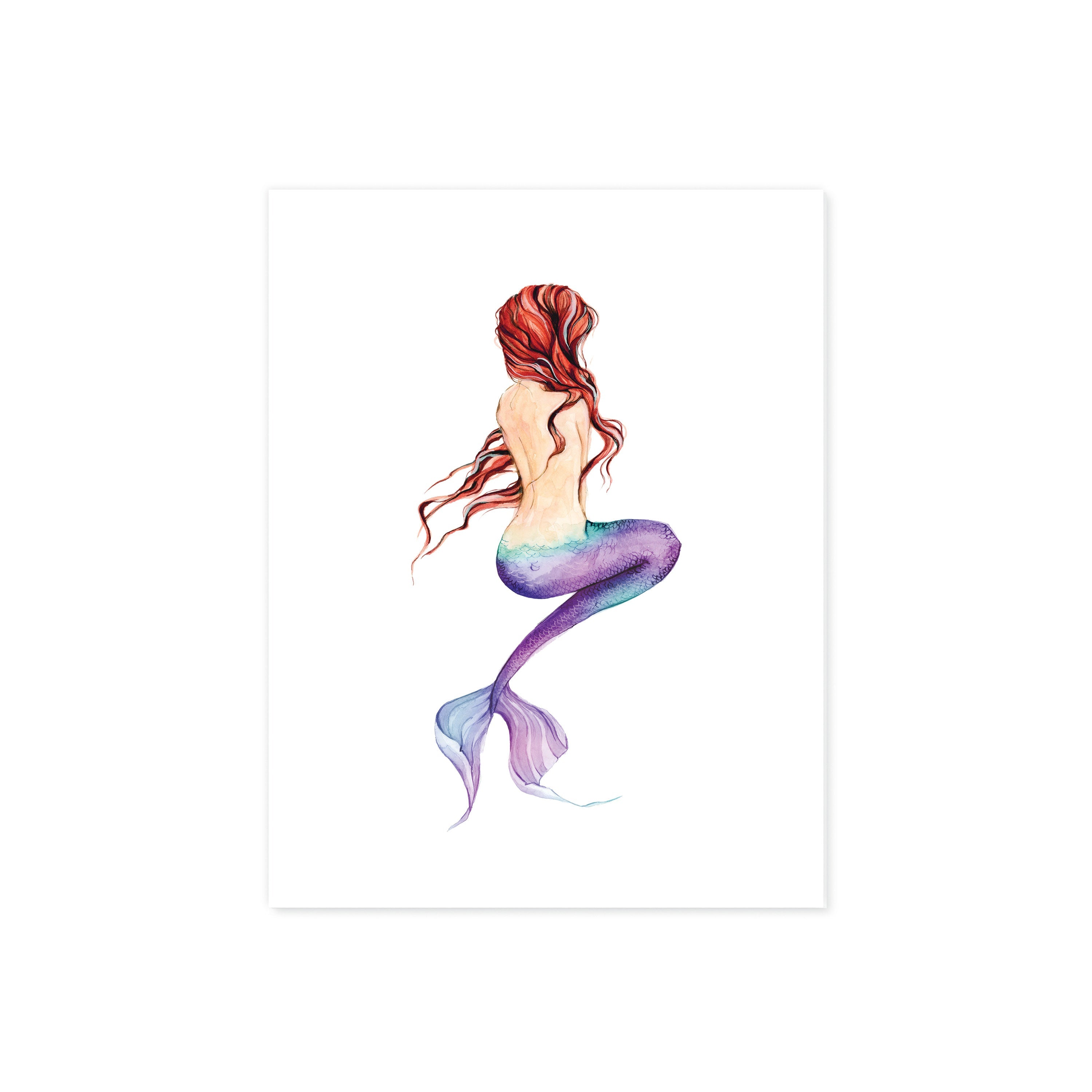 Watercolor Mermaid